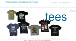 Desktop Screenshot of americanteeshirt.com