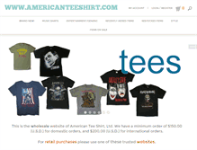 Tablet Screenshot of americanteeshirt.com